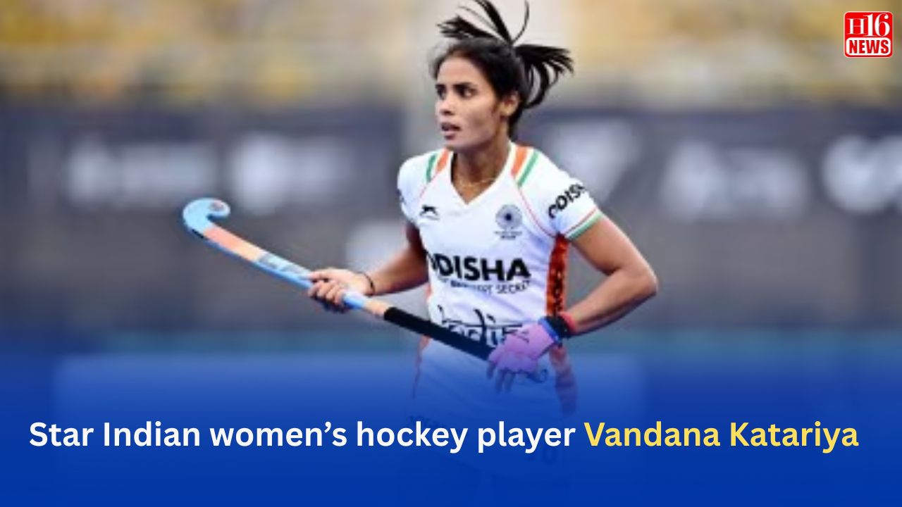 Star Indian women’s hockey player Vandana Katariya